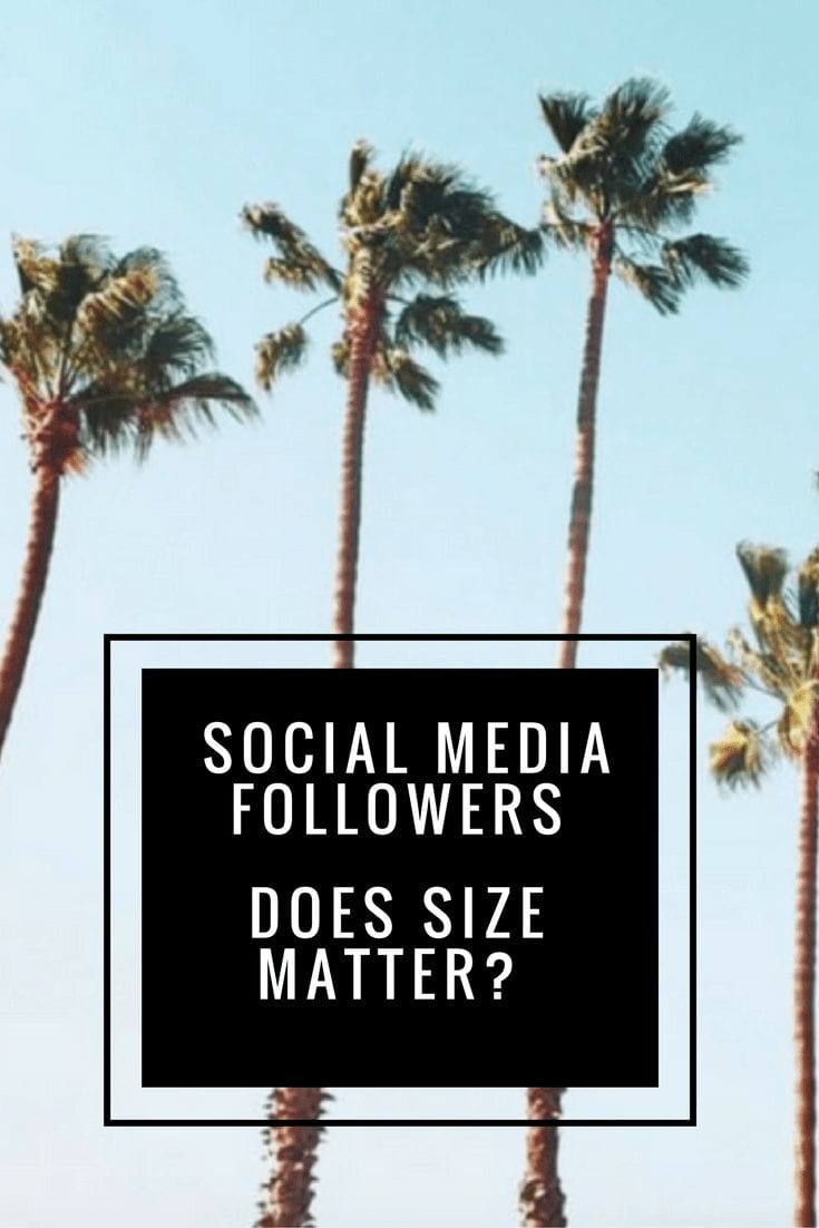 Social Media Followers - Does Size Matter